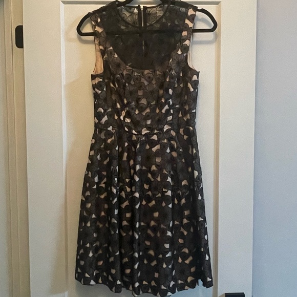 Black Jill Stuart dress with nude lining - Picture 1 of 5